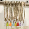 Collane con ciondolo Punk Colorful Gummy Bear Collana girocollo in cristallo di metallo per donna Multistrato Cute Tennis Clavicle Chain Nuovi gioielli 230613