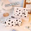 Cute Milk Pencil Bag Korean INS Large Capacity Case Kawaii Multifunctional Multi-layer Escolares Pouch Stationery