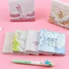 Foglio/set Paesaggio Dipinti ad olio Blocco note Note adesive Notebook Forniture scolastiche Cancelleria Kawaii