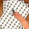 Auto Stickers Leuke Cartoon Bijtje Steenuil Auto Sticker Decoratie Notebook Stickers Doodle Waterdichte Inkjet PVC Vinyl Decals x0705