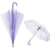 Parapluies Clair Transparent Pluie Parapluie Pluie Dôme Parapluies De Mariage Longue Poignée Bâton Droit Petit Parapluie pour Enfants R230705