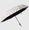 Parapluies Parapluie automatique Parapluies à revêtement noir Résistant au vent Parasol anti-UV pliant Parapluie coupe-vent pour hommes femmes R230705
