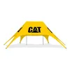 White Canopy camping tarp tent flysheet Double Stand Spider Sunshade Marquee Star Tent for Events With Printing