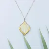 Pendant Necklaces Handmade Crystals Beads Lace Teardrop Drops For Women Trendy Minimalist Party Daily Jewelry
