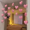 Autre événement fête fournitures en forme de coeur rideau porte décoration suspendue mignon Style coréen en nylon chaîne pendentif filles chambre décor femmes Kawaii cadeau 9cm 230705