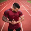 القمصان للرجال الرجال يركضون الركض الرياضي Tshirt Men Gym Gym Litness Bodness Body Sleeve Tirt Tirt Male تمرين التدريب TEE TOET CLOTING J230705