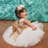 Baby Newborn 1 2 Years Little Girl Dress for First Baby Girl Birthday Outfit Infant Party Dresses For Baptism Summer Clothes LJ201222