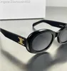 2024 Retro cat's eye sunglasses for women CE's Arc de Triomphe oval French high street WITH BOX NZF2