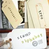 Stempel Romantische Handschrift Alphabet Buchstaben Holz Stempel Set Retro Vintage Handwerk Alphabet Buchstaben Nummer Gummi Stempel Set Holzbox 230704