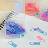 60pcs/Lot ABS Mini Paper Clips Kawaii قرطاسية المواد escolar