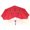 Parapluies Creative Lovers Parapluie Double Pôle Double Top Parasol Une Pièce Parapluie à Ouverture Automatique Anti-UV Pluie Coupe-Vent Parapluie Couple R230705