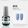 Nagellack OXXI gel nagellack bas och topplack non-wiping kit semi-permanent gummibas för gellack kit Manicure uv syrafri primer 230704