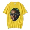 Męskie koszulki Rapper Young Thug Graphic Thirt Men Men Men Fashion Hip Hop Street Style Tshirt Summer Casual Short Sleeve TEE SHIRC