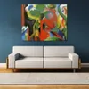 Hedendaags abstract schilderij op canvas kleine compositie Iii Franz Marc Artwork Levendige kunst voor woondecoratie