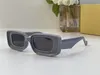 新しいファッションデザイン長方形サングラス 40101 アセテートフレームシンプルで前衛的なスタイルのハイエンド屋外 UV400 保護メガネ