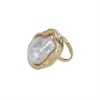XIALUOKE Neue Mode Geometrische Unregelmäßige Barocke Perle Ring Für Frauen Retro Offenen Resizable Index Finger Ringe Partei Schmuck L230620