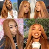 Nxy Ginger Long Straight Lace Front Wigs Honey Blond Perruques Femmes Perruques Synthétiques Résistantes À La Chaleur Délié Naturel Avec Des Cheveux De Bébé 230524