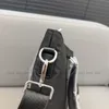 Lüks evrak çantası iş çantası bilgisayar çanta tasarımcısı dizüstü bilgisayar çantaları fermuarlı haberci kılıf çok işlevli el çantası siyahı