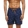 Shorts pour hommes plage motif exquis ceinture élastique séchage rapide décoratif Polyester hommes maillot de bain vêtements de sport