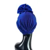 Berretti a sfera Piuma Fiore Turbante Cofano Per Le Donne Hijab Musulmano Foulard Festa Nuziale Copricapo Turbante Mujer Cappelli Headtie Africani