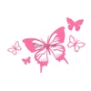 Car Stickers 146CM104CM Beautiful Cartoon Butterflies Decal Art Vinyl Car Stickers Creative Decoration Decal Car Window Decor x0705