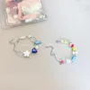 Charm Armbanden Japanse Cartoon Kleur Vis Hart Kralen Stiksels Armband Voor Vrouwen Leuke Leuke Trend Casual Mode Sieraden Gift