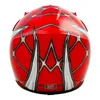 Мотоциклетные шлемы Dot Youth Kids Kids Girl Girl и Boy Helmet Full Face Red Spider Net Motocross внедорожник.