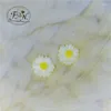 Ohrstecker 2023 INS Trendy Charming Reizend Niedlich Weiß Gelb Gänseblümchen Blume Mode Klein Für Mädchen Frauen Damen