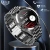 Najnowszy LIGE BW0408 oryginalny smartwatch biznesowy Bluetooth Call Musis Player IP67 wodoodporny AMOLED w pełni dotykowy ekran wybierania inteligentny zegarek