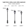 Gun Toys 20PCS Warm White Model Street Lights Layout Lamppost Railway Train Garden Playground Scenery Led Lamp Lighting 1 150 Scale 65mm 230705