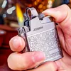 JOBON Jet Original Embossed Butane Lighter Creative Metal Windproof Cigarette Lighter Retro Men's Smoking Gadget 1N31 No Gas