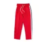 Designer męskie luźne mężczyzn sporty spodni zamka błyskawiczne spusty joggerowe swobodne spodnie dresowe joggery boczne paski sportowe sportowe sznurka Angelcctv