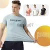 Heren T-shirts Zomer Sneldrogende T-shirts Ijs Zijde Mesh T-shirts Losse sport-T-shirt voor mannen Dieptepunt Shirts Korte mouwen M3XL J230705