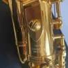 Saxofón soprano profesional W010 Bb, instrumento de jazz de latón dorado lacado, fabricación artesanal japonesa con accesorios