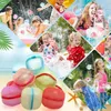 Balão de balão auto -vedação de salão recarregável balões de água 8pcs de preenchimento rápido brinquedos de piscina para o verão engraçado em praias de quintal e 2