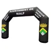 Arco de ar de exibição de corrida de portão Reciclar arco de logotipo impresso personalizado para eventos Gazebo Tenda inflável de publicidade promocional