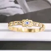 Luxury Brand Gold Evil Eye Bangle Bracelet Titanium Steel Jewelry for Women Gift