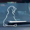 Auto Stickers Grappige Hond Bewegende Staart Auto Sticker Ruitenwisser Decals Hond Sticker Auto Achter Sticker Ruitenwisser Staart Decals Voorruit Interessante x0705