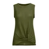 Women's T Shirts Women O Neck Sleeveless Casual Solid Cute Knot Tank Tops Blouse Shirt 2x Top Underwear Apparel Bra
