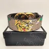 أحزمة CD TB G H 4.0cm أحزمة العرض لـ FF Men Designer Mens Belt Brand Gold Silver Black Bucker