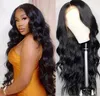 Body Wave Lace Front Wig Pour Femmes Sans Colle Longue Ondulée Synthétique Dentelle Frontale Perruque Pré Cueillie Avec Des Cheveux De Bébé 613 / Ginger Wig Party 230524