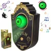 BIOOBICO vivid Halloween Decoration, Halloween Doorbell, Haunted Doorbell Animated Eyeball Halloween Decor with Spooky Sounds, Trick or Treat Event for Kids