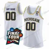 NCAA Custom XS-6XL Michigan Wolverines College Baskettröjor 2 Bufkin 5 Terrance Williams II 32 Tarris Reed Jr. 13 Jett Howard 42 Will Tschetter Final Patch