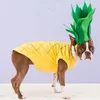 Odzież dla psów zestaw kostiumów dla zwierząt kreatywny piękny ananas koszula dekoracyjna z kapeluszem Cat Party element ubioru