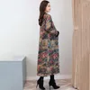 Trenchs pour femmes Style chinois Plus velours épais chaud coton manteau femmes veste d'hiver 2023 ethnique rembourré vêtements femmes
