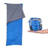 Śpiwory Outdoor Camping Śpiwór kopertowy Śpiwór kempingowy Lazy Bag Podróże Piesze wycieczki Wielofunkcyjne Ultralekki 680g 230704