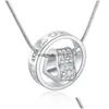 Pendentif Colliers De Luxe Cristal Coeur Autriche Strass Et Anneau Or Sier Chaîne Collier Pour Femmes Dames Bijoux De Mode Drop De Dhbfp