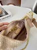 2023 10a high quality Shoulder Bags luxurys Designer Womens Cross Body fashion Even bag Straw Totes celiny hand bag Triangle Raffias weave mens Purses gym Clutch Bags