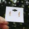 Boucles D'oreilles 10 paires/lot En Gros Or Argent Couleur Figaro Chaîne Hip Hop Bijoux Boucles D'oreilles En Acier Inoxydable