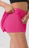 Lulus Plissee Tennisrock Lemens Frauen Gym Kleidung Sport Shorts Weibliche Laufen Fitness Tanz Yoga Unterwäsche Strand Biker Golf Hohe Qualität